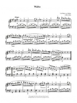 page one of Waltz (J. 146 No. 4) (Piano Solo)
