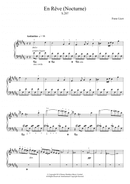 page one of En Reve (Nocturne) (Piano Solo)