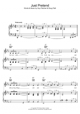 page one of Just Pretend (Piano, Vocal & Guitar Chords)