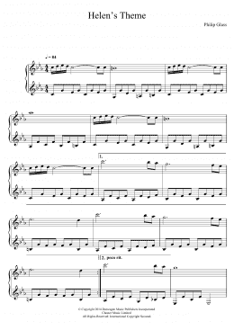 page one of Helen's Theme (from Candyman Suite) (Piano Solo)