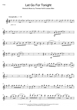 page one of Let Go For Tonight (Flute Solo)