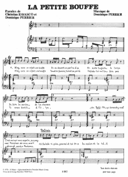 page one of La Petite Bouffe (Piano & Vocal)
