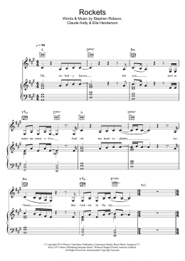 page one of Rockets (Piano, Vocal & Guitar Chords)