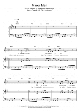 page one of Mirror Man (Piano, Vocal & Guitar Chords)