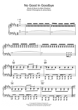 page one of No Good In Goodbye (Piano, Vocal & Guitar Chords)
