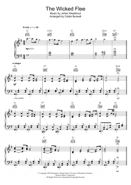page one of The Wicked Flee (Piano Solo)