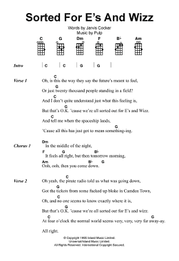 page one of Sorted For E's And Wizz (Ukulele)