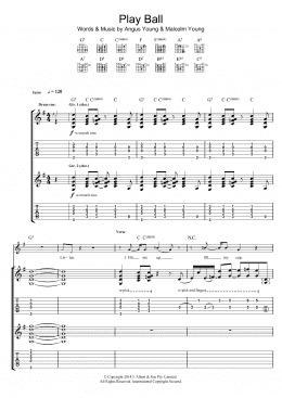 page one of Play Ball (Guitar Tab)