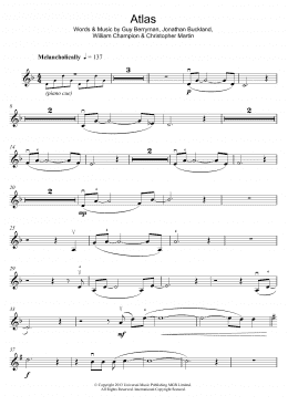 page one of Atlas (Violin Solo)