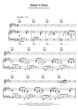 page one of Make It Rain (Piano, Vocal & Guitar Chords)