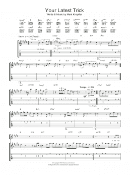 page one of Your Latest Trick (Guitar Tab)