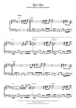 page one of Do I Do (Piano Solo)