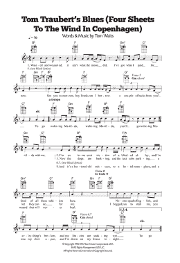 page one of Tom Traubert's Blues (Four Sheets To The Wind In Copenhagen) (Ukulele)