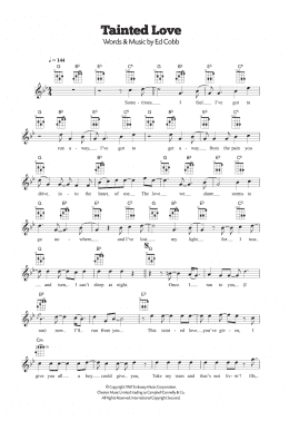page one of Tainted Love (Ukulele)