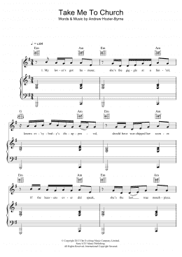 page one of Take Me To Church (Piano, Vocal & Guitar Chords)