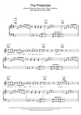 page one of The Pretender (Piano, Vocal & Guitar Chords)