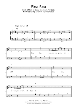 page one of Ring, Ring (Beginner Piano (Abridged))