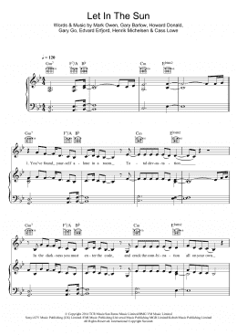 page one of Let In The Sun (Piano, Vocal & Guitar Chords)