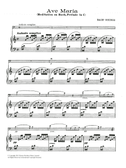 page one of Ave Maria (Cello Solo)