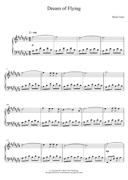 page one of Dream Of Flying (Piano Solo)