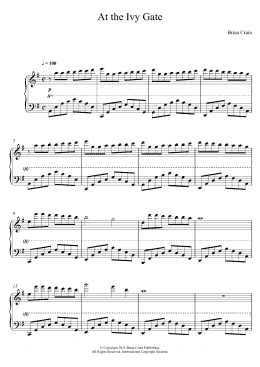 page one of At The Ivy Gate (Piano Solo)