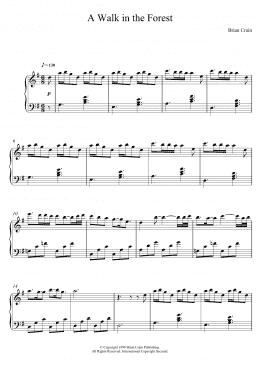 page one of A Walk In The Forest (Piano Solo)