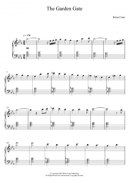page one of The Garden Gate (Piano Solo)