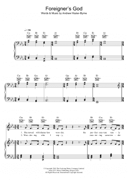 page one of Foreigner's God (Piano, Vocal & Guitar Chords)
