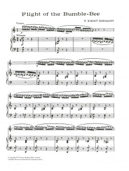 page one of The Flight Of The Bumblebee (from The Tale Of Tsar Saltan) (Flute Solo)