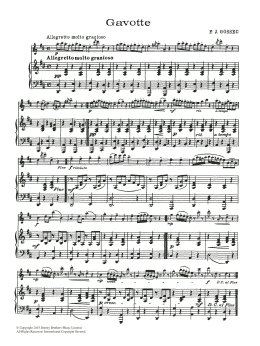 page one of Gavotte (Flute Solo)