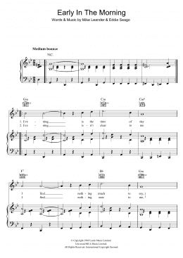 page one of Early In The Morning (Piano, Vocal & Guitar Chords)