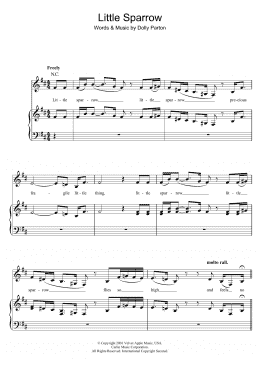 page one of Little Sparrow (Piano, Vocal & Guitar Chords)