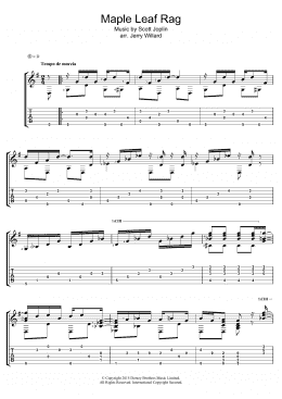 page one of Maple Leaf Rag (Guitar Tab)
