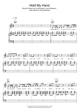 page one of Hold My Hand (Piano, Vocal & Guitar Chords)