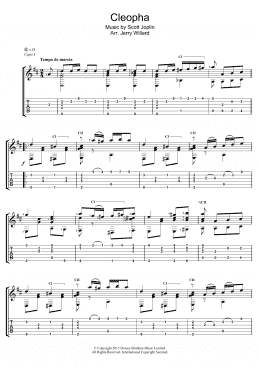 page one of Cleopha (Guitar Tab)