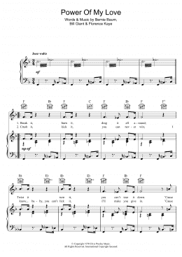 page one of Power Of My Love (Piano, Vocal & Guitar Chords)