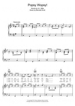 page one of Popsy Wopsy (Piano, Vocal & Guitar Chords)