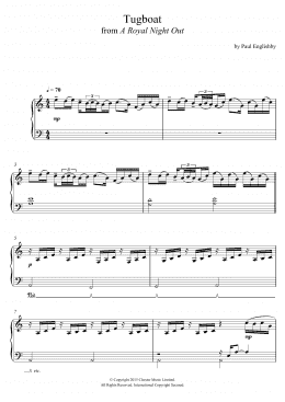 page one of Tugboat (From 'A Royal Night Out') (Piano Solo)