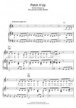 page one of Patch It Up (Piano, Vocal & Guitar Chords)