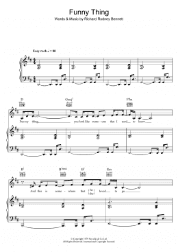 page one of Funny Thing (Piano, Vocal & Guitar Chords)