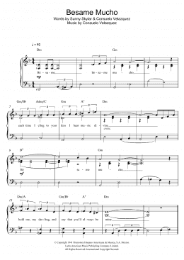 page one of Besame Mucho (Kiss Me Much) (Piano & Vocal)