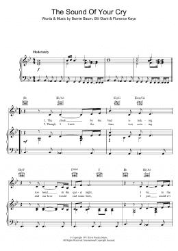 page one of The Sound Of Your Cry (Piano, Vocal & Guitar Chords)