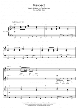 page one of Respect (Arr. Rick Hein) (Choir)