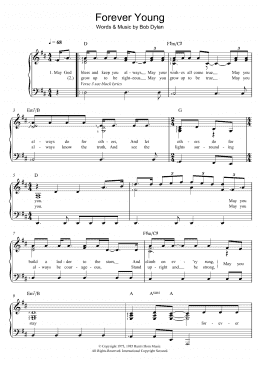page one of Forever Young (Piano & Vocal)