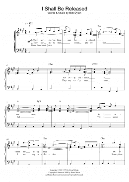 page one of I Shall Be Released (Piano & Vocal)