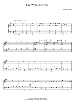 page one of The Water Diviner (Piano Solo)