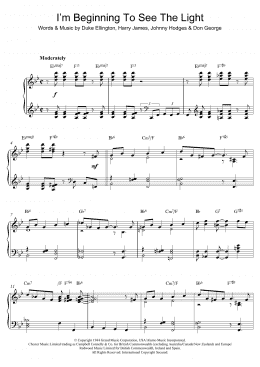 page one of I'm Beginning To See The Light (Piano Solo)