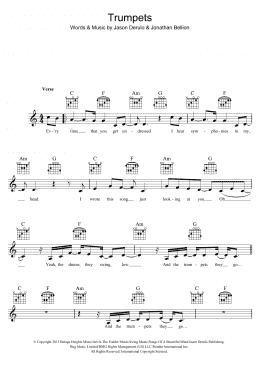 page one of Trumpets (Lead Sheet / Fake Book)