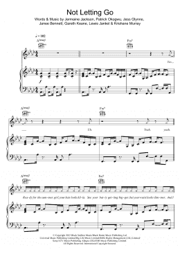 page one of Not Letting Go (featuring Jess Glynne) (Piano, Vocal & Guitar Chords)