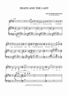 page one of Death And The Lady (Piano & Vocal)